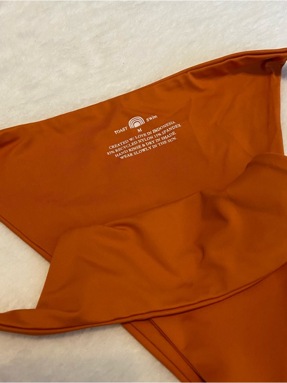 NWT Toast Swim Rust Orange Bikini Bottom - Picture 3 of 7